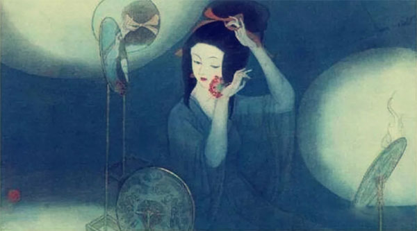 嫫母磨镜的故事-神话故事
