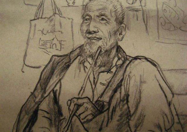 做美容的老大爷