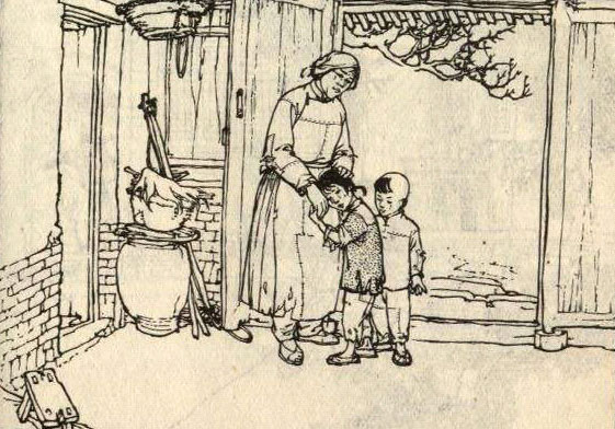 和尚帮寡妇杀猪