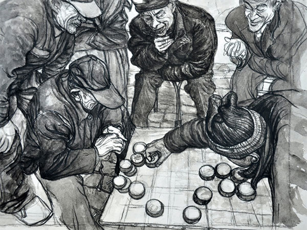 牛局长下象棋-幽默故事