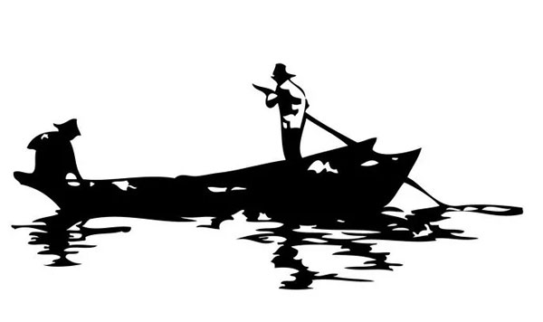 越界捕鱼的渔民