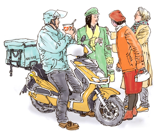 一个特别的外卖员