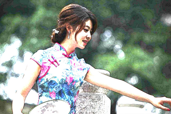 穿旗袍的女人-民间故事