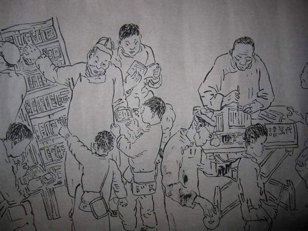 信封上的大头菜