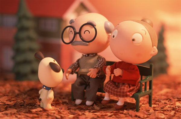 老年夫妻的平淡生活