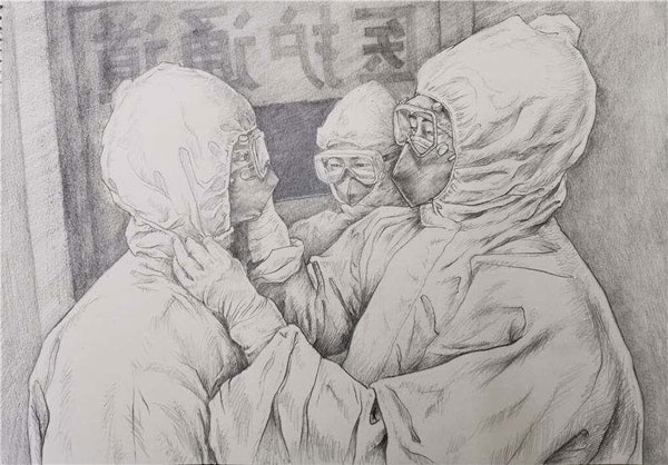 新型冠状病毒疫情也拆不散的恋人